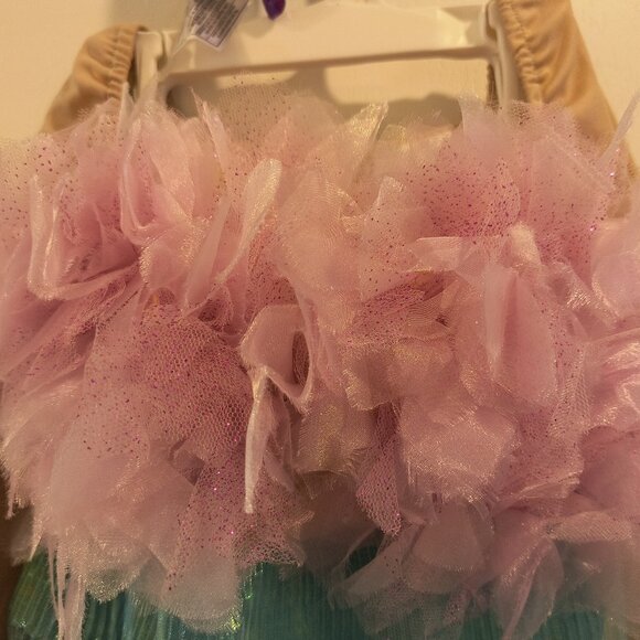 Mermaid Costume with Starfish Headpiece Size 2-4T - Picture 4 of 11